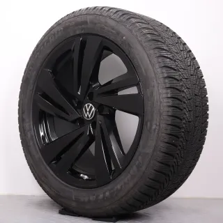 Winterräder 20 Zoll VW Touareg CR Original Felgen 760601025AA Winterreifen DOT23 285/45R20 112V XL AO Goodyear Ultragrip 8 Performance Nevada schwarz glanz 9x20ET33 5x112 - Bild 6