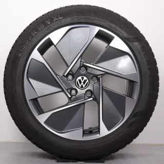 Winterräder 18 Zoll VW ID.3 E11 Original Felgen East Derry 10A601025G Winterreifen 215/55R18 99V XL DOT24 6,5 & 7,5mm - Bild 4