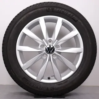 Winterräder 17 Zoll VW T-Roc A1 Original Felgen Dijon 5G0601025K Winterreifen DOT23 6,5-7mm & 7,5mm 215/55R17 94V AO Michelin Alpin 5 - Bild 3