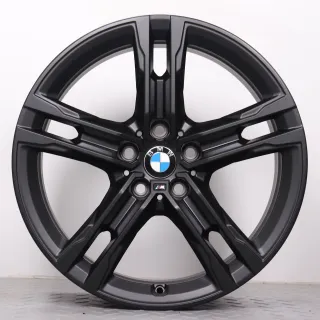 Alufelgen 18 Zoll BMW 1er F40 2er Gran Coupe F44 Original Felgen Felgensatz Styling 556M 8053524 schwarz matt 8x18ET54 5x112 66,6mm - Bild 3
