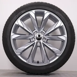 Winterräder 20 Zoll Audi A6 Allroad 4K C8 Original Felgen grau 4K9601025M DOT25 Winterreifen 245/45R20 103W XL AO Continental WinterContact TS850P NEU - Bild 5