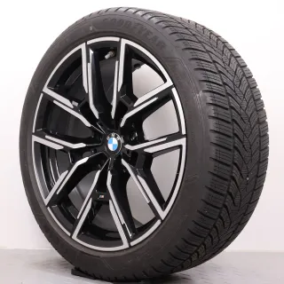 Winterräder 19 Zoll BMW i4 G26 & 4er Gran Coupe G26 Original Felgen Styling 859M 8747304 & 8747305 8,5x19ET35 & 9x19ET42 Winterreifen 5,5mm DOT21 245/40R19 & 255/40R19 Goodyear RDK - Bild 6