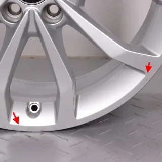 1x Alufelge 18 Zoll Audi A4 S4 8W B9 Original Einzelfelge Ersatzfelge 10-Speichen-V-Design 8W0601025ED silber 7,5x18ET39 5x112 66,6mm - Bild 2