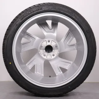 Winterräder 18 Zoll VW Golf 8 CD Original Felgen 5H0601025AB NEU DEMO DOT23 Winterreifen 225/40R18 92V XL AO Bridgestone Blizzak LM005 Bergamo silber 7,5x18ET51 5x112 - Bild 8