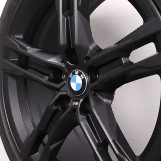 Winterräder 18 Zoll BMW 1er F40 2er Gran Coupe F44 Original Felgen Styling 556M schwarz matt 8053524 Winterreifen Bridgestone 225/40R18 92V XL * RSC Runflat 5mm DOT19 - Bild 7