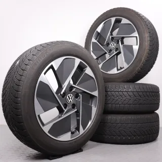Winterräder 18 Zoll VW ID.3 E11 Original Felgen East Derry 10A601025G Winterreifen 215/55R18 95T (+) optimiert für E-Fahrzeuge DOT21 5,5-6 & 5-5,5mm - Bild 1