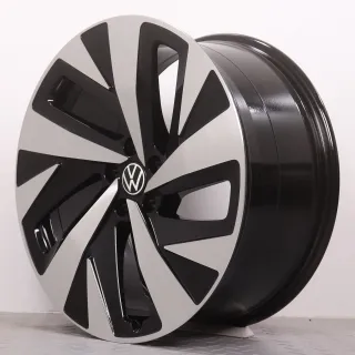Alufelgen 20 Zoll VW ID.4 & ID.5 Original Felgen Felgensatz Drammen 11A601025A & 11A601025H schwarz glanzgedreht 8x20ET45 & 9x20ET42 5x112 57,1mm NEU - Bild 8