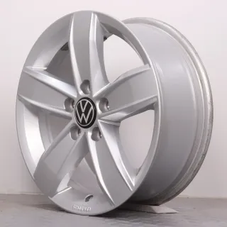 Alufelgen 16 Zoll VW T-Roc Original Felgen Felgensatz Corvara 2GA071496A silber 6x16ET43 5x112 57,1mm - Bild 7
