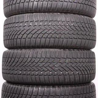 Winterräder 17 Zoll VW Golf 8 VIII Original Felgen Winterreifen 205/50R17 DOT23 6&6,5mm Bridgestone Blizzak LM005 5H0601025B Alufelgen Belmont silber 6,5x17ET46 - Bild 10