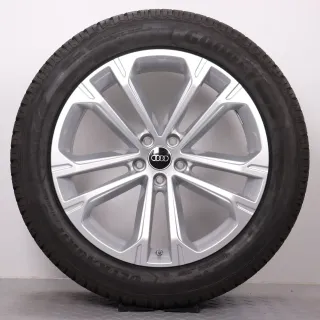 Winterräder 20 Zoll Audi Q7 SQ7 4M Original Felgen 4M0601025DT Winterreifen DOT24 8mm 285/45R20 112V XL AO Goodyear Ultra Grip 8 Performance SUV silber 9x20ET28 RDK - Bild 5