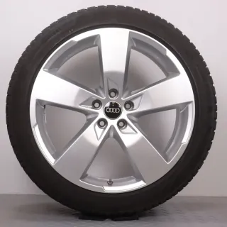 Winterräder 20 Zoll Audi A6 S6 4K C8 Original Felgen 4K0601025K Winterreifen 7,5-8mm DOT22 255/40R20 101W XL AO Continental Winter Contact TS 850 P 5-Arm Design RDK - Bild 8