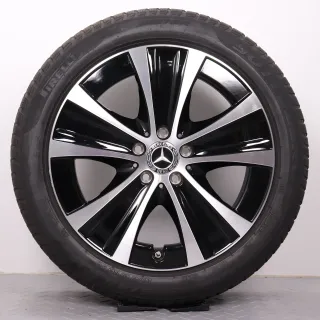 Winterräder 18 Zoll Mercedes-Benz E-Klasse W213 S213 A238 C238 Original Felgen A2134013700 Winterreifen 6mm DOT22 245/45R18 100V XL MOE Pirelli Winter Sottozero 3 5-Speichen - Bild 2