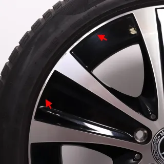 Winterräder 18 Zoll Mercedes-Benz E-Klasse W213 S213 A238 C238 Original Felgen A2134013700 Winterreifen 4,5-5 & 6mm 245/45R18 100V XL MOE Pirelli Winter Sottozero 3 5-Speichen - Bild 8